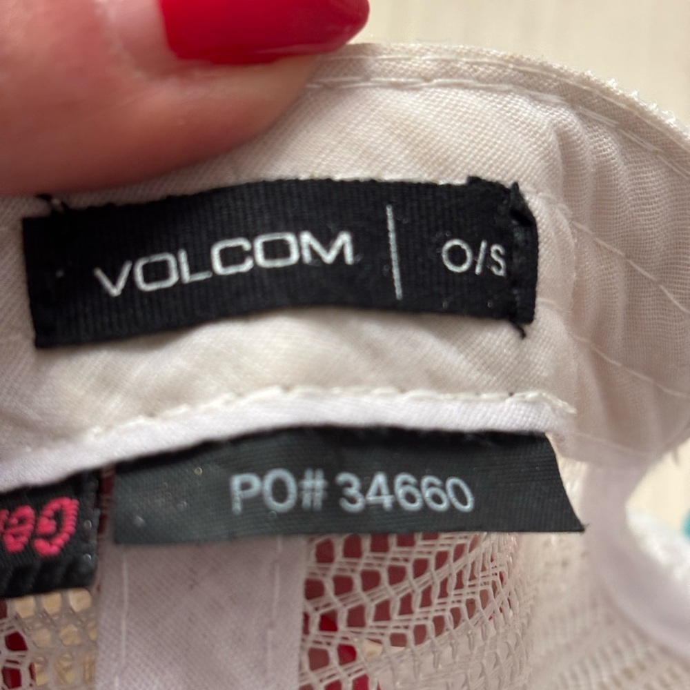 Volcom‎ Teal Paisley Hat with Mesh Back Volcom One Size - Picture 3 of 7